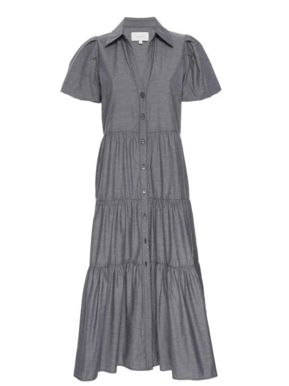 Brochu Walker LG The Havana Dress in Slate Grey Luxury Sustainable Flattering